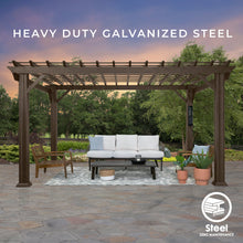 Load image into Gallery viewer, 12x10 Ashford Traditional Steel Pergola Front
