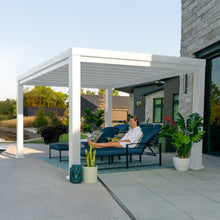 Load image into Gallery viewer, 4.3m x 3m Windham Modern Steel Pergola (14ft x 10ft)
