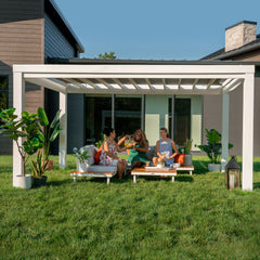 4.3m x 3m Windham Modern Steel Pergola (14ft x 10ft)