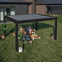 Load image into Gallery viewer, 14x10 Trenton Modern Steel Pergola Side View
