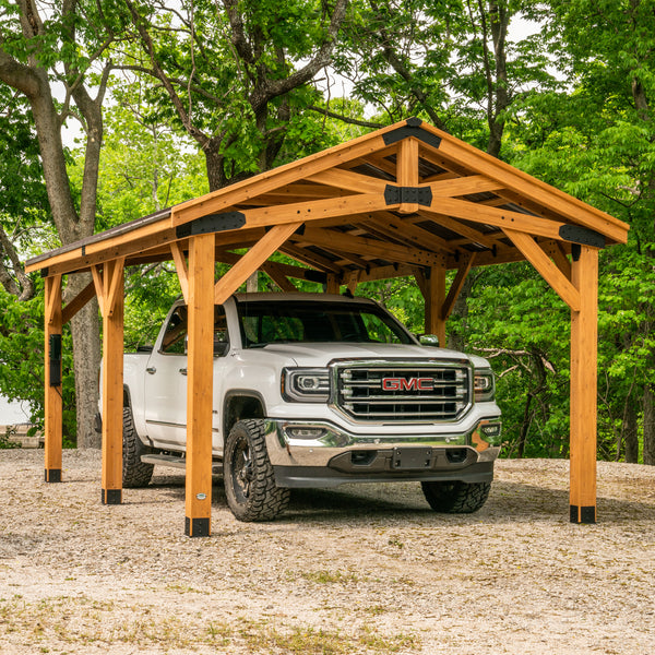Abri d'auto/kiosque Norwood de 6, 1 m x 3, 7 m (20 pi x 12 pi) 
