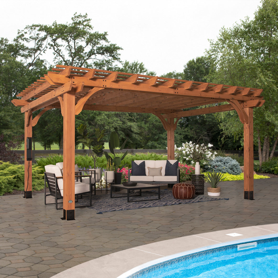 4.9m x 3.6m Beaumont Pergola (16ft x 12ft)