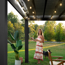 Load image into Gallery viewer, 16x12 Trenton Modern Steel Pergola Electrical
