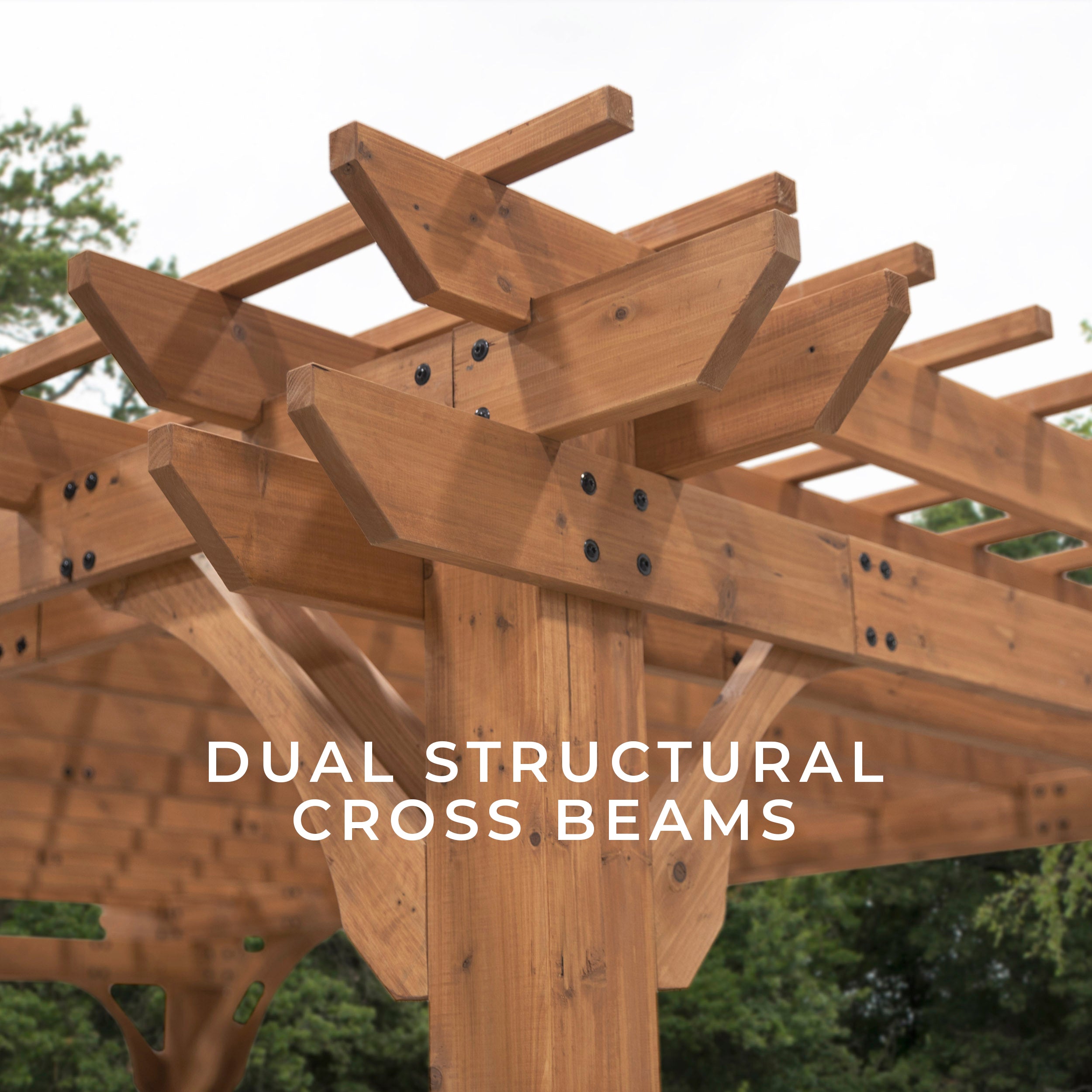 4.9m x 3.6m Beaumont Pergola (16ft x 12ft)