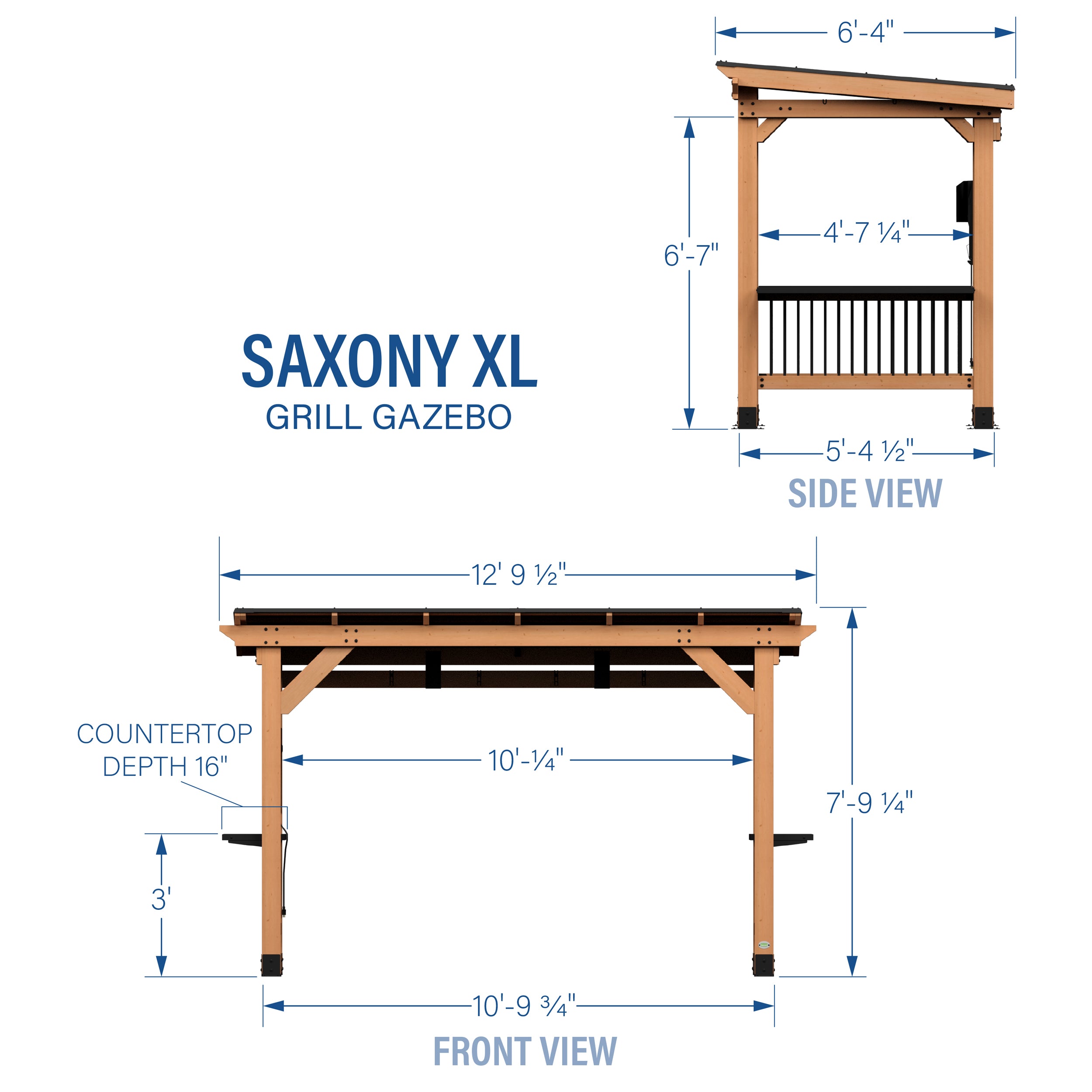 Saxony XL Diagram_Inches